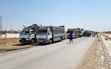 Komeke nû ya koçberan ji Kampa El Erîşa vegeriyan Dêrazorê