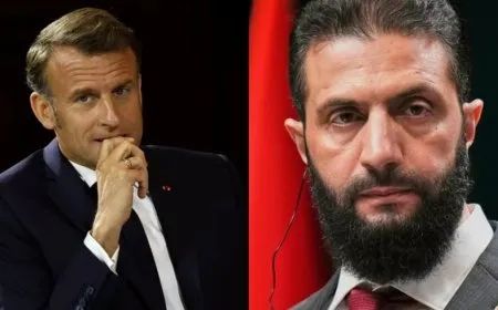 Macron ji El Şeri re: Divê danûstandinên Şam û QSD’ê pêşve biçin