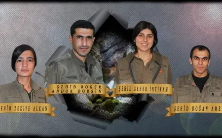 HPG-NRÇ'ê nasnameyên 4 gerîlayên şehîd aşkera kirin