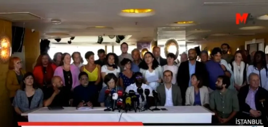 Şandeya ji Ewropayê: Divê Ocalan bêşert were berdan