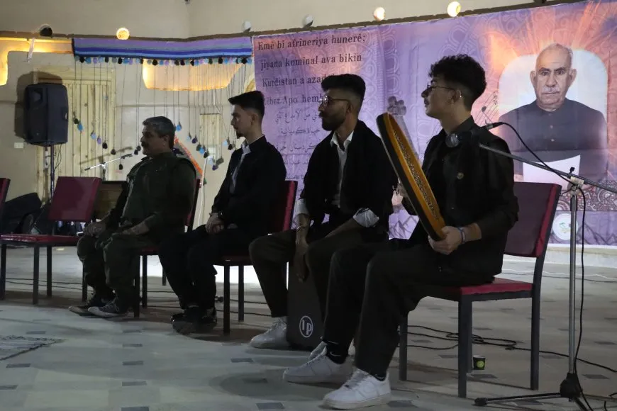 Li Qamişloyê ji bo azadiya Rêber Apo çalakiyek hat organîzekirin