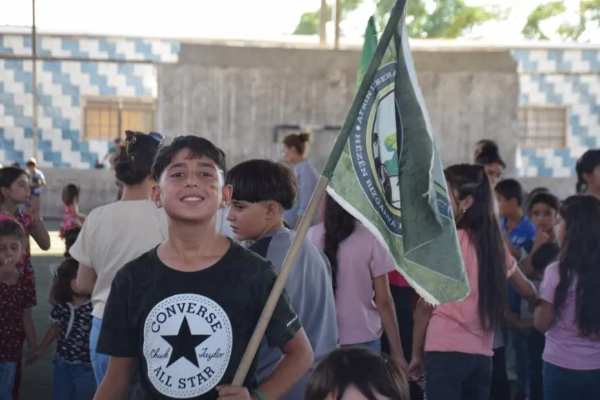 Ji zarokên Efrîn û Şehbayê re şahiyek hat lidarxistin