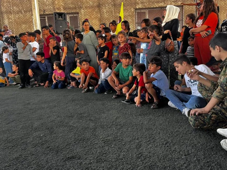 Ji zarokên Efrîn û Şehbayê re şahiyek hat lidarxistin