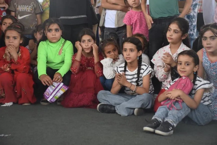 Ji zarokên Efrîn û Şehbayê re şahiyek hat lidarxistin