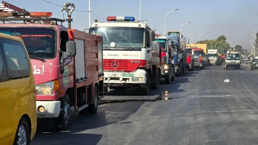 Rêveberiya Xweser careke din karwanê piştgiriyê vemirandina şewatan şand peravê