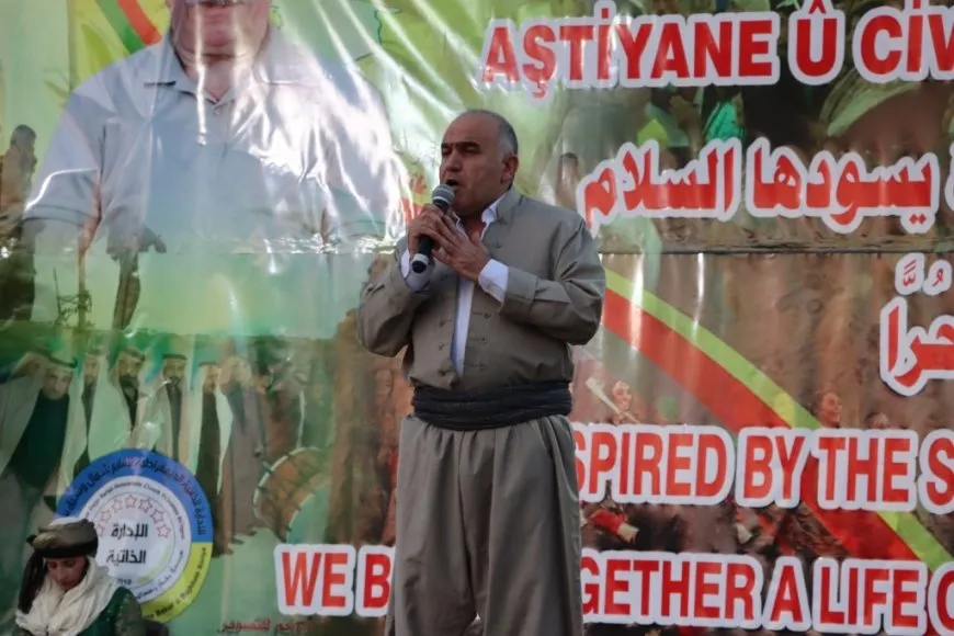 Bi deh hezaran şêniyên Kantona Firatê Şoreşa 19`ê Tîrmehê pîroz kirin