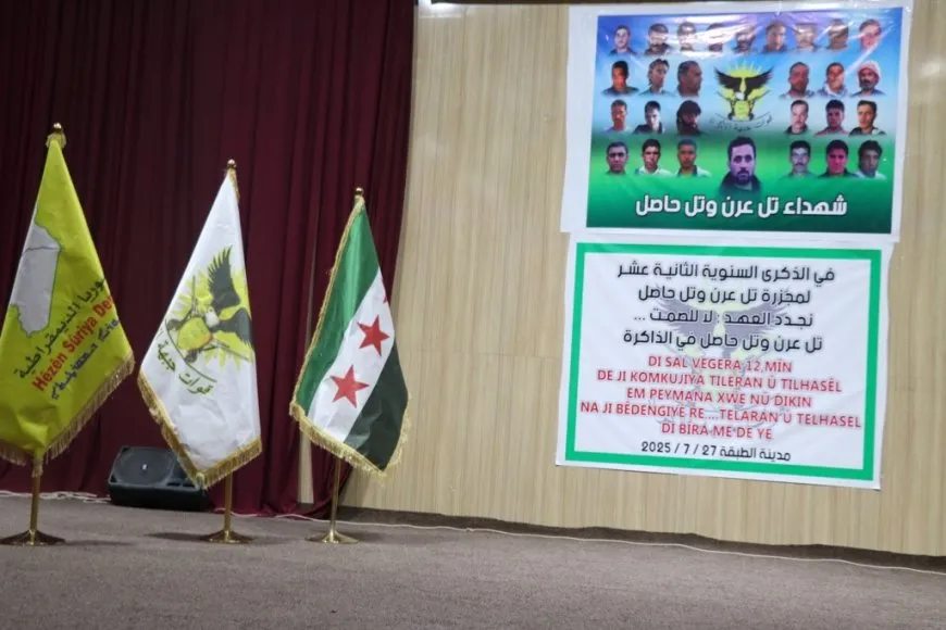 Li Tebqayê şehîdên komkujiyên Til Eran û Til Hasilê hatin bibîranîn