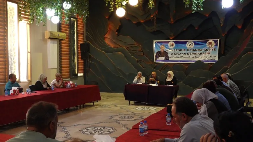 Rewşenbîran banga aştî û civaka demokratîk a Rêber Abdullah Ocalan gotubêj kirin
