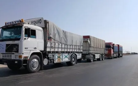 Karwanê alîkariyê ber bi Siwêdayê ve bi rê ket
