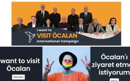 Kampanyaya ‘I Want to Visit Ocalan’ du meh li pey xwe hiştin