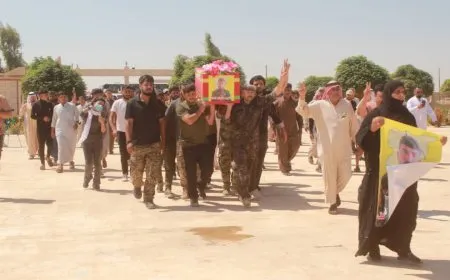 Şehîd Osman El Xelef bi merasîmekê hat oxirkirin