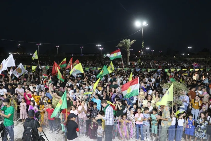 Li Hesekê ji bo azadiya Rêber Abdullah Ocalan şahiyek hat lidarxistin