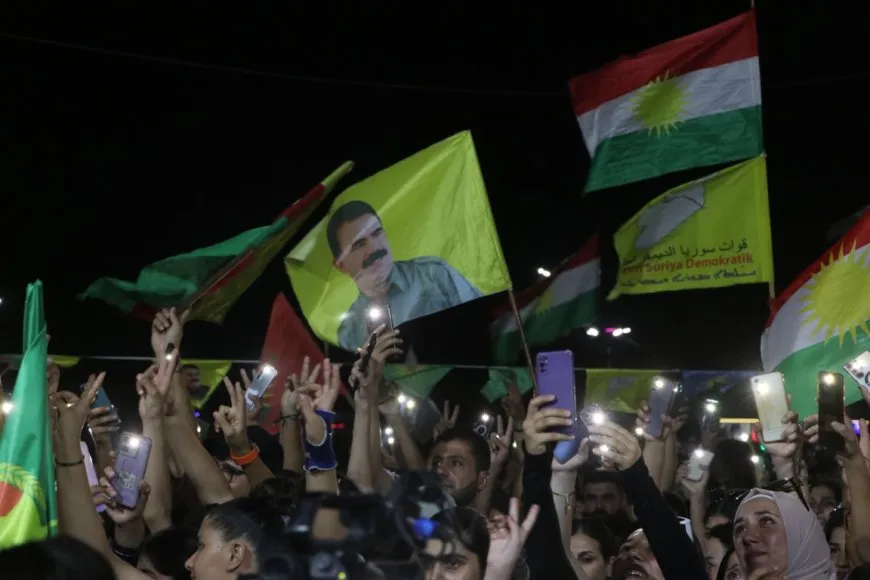 Li Hesekê ji bo azadiya Rêber Abdullah Ocalan şahiyek hat lidarxistin
