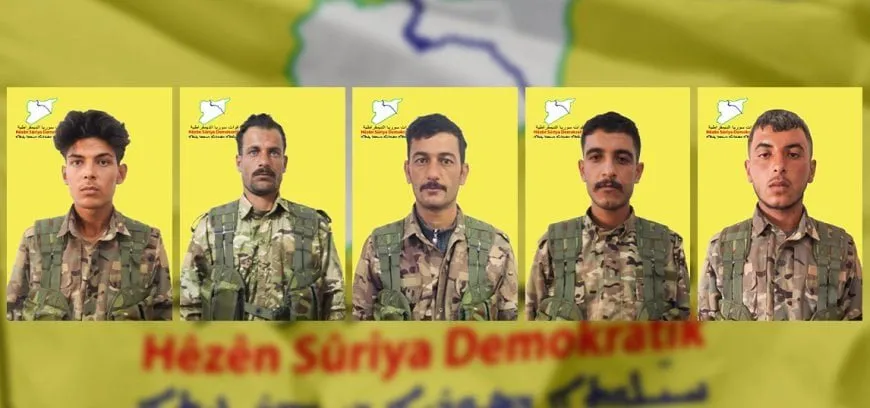 QSD’ê nasnameya 5 şehîdan aşkera kir