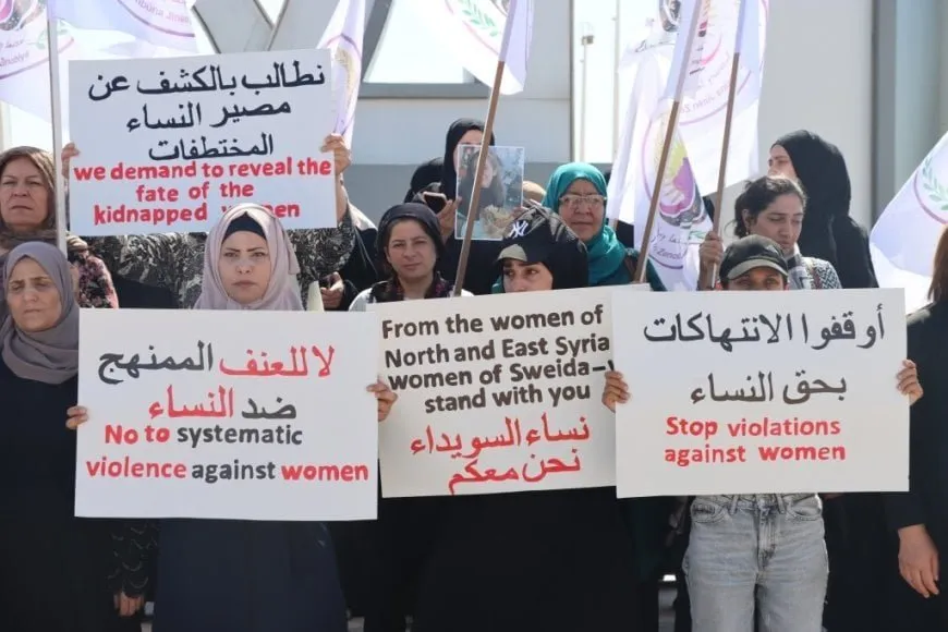 Jinan ji Tebqayê piştgirî da jinên Şengal û Siwêdayê
