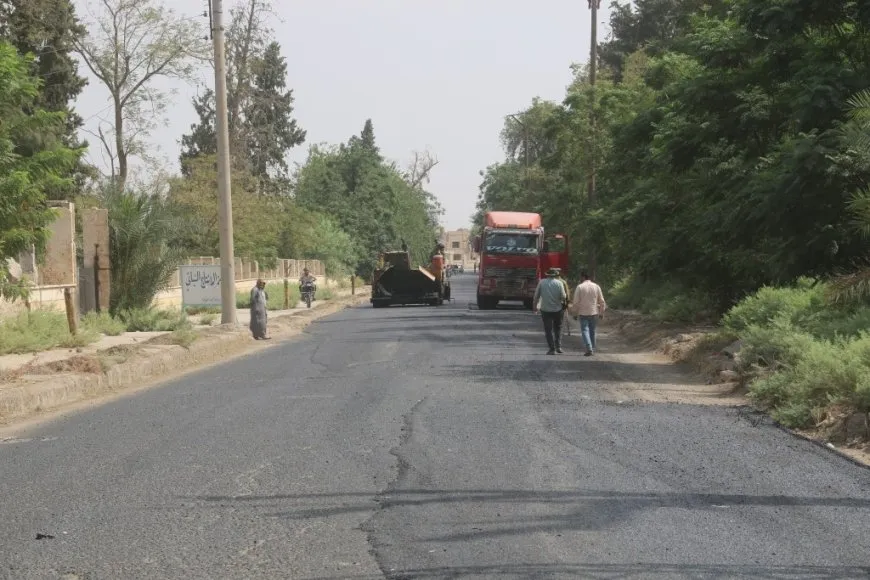 Şaredariyên Dêrazorê xebatên qîrkirina rêyan didomînin