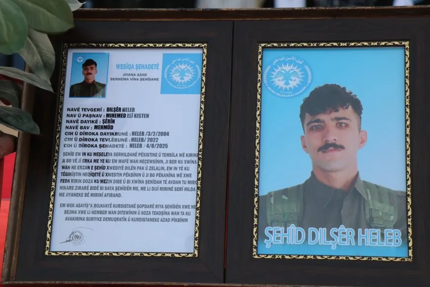 Şêniyên Şêxmeqsûd û Eşrefiyê 2 şehîdên Hêzên Ewlekariya Hundirîn oxir kirin