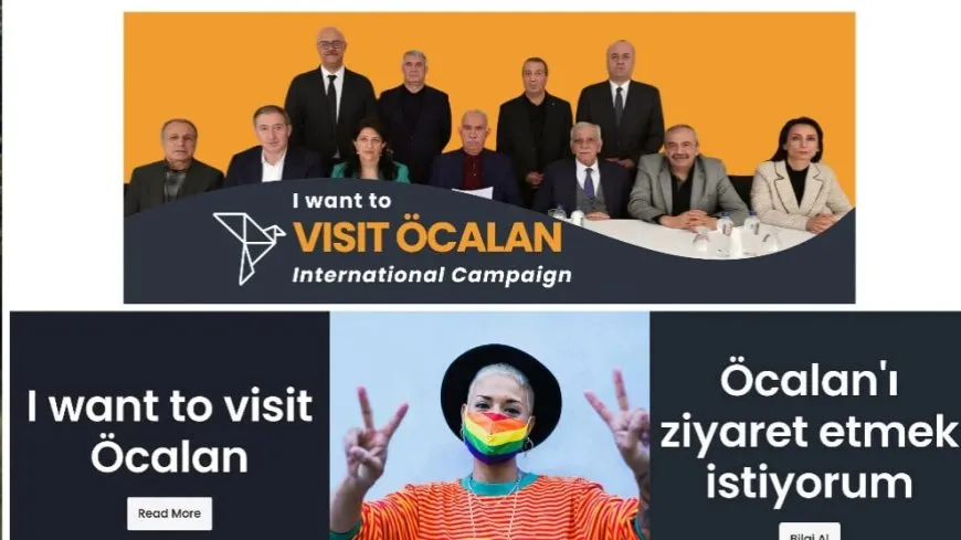 Kampanyaya ‘I Want to Visit Ocalan’ du meh li pey xwe hiştin