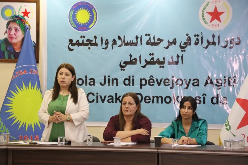 Li Qamişloyê Meclisa Jinan a PYD`ê panelek lidar xist