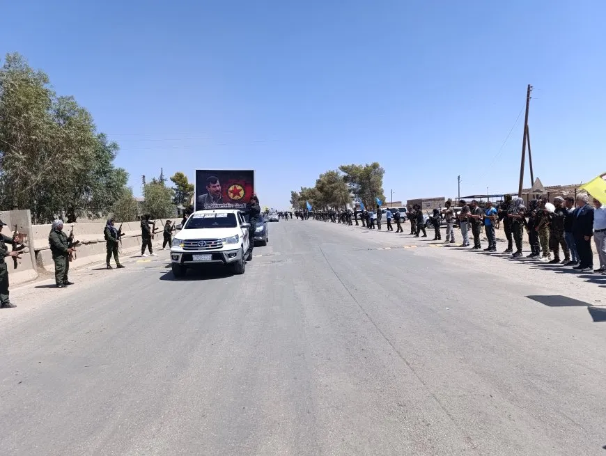 Girkê Legê, Çilaxa, Tirbespiyê û Qamişlo Fermandar Sofî pêşwazî kir