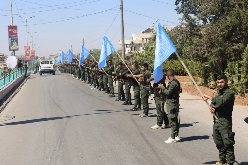 Girkê Legê, Çilaxa, Tirbespiyê û Qamişlo Fermandar Sofî pêşwazî kir