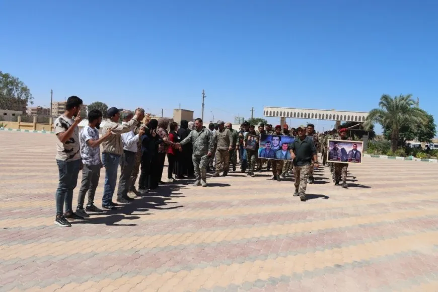 Şêniyên Bakur û Rojhilatê Sûriyeyê di merasîma şehîd Nûreddîn Sofî de soza xwe nû kirin
