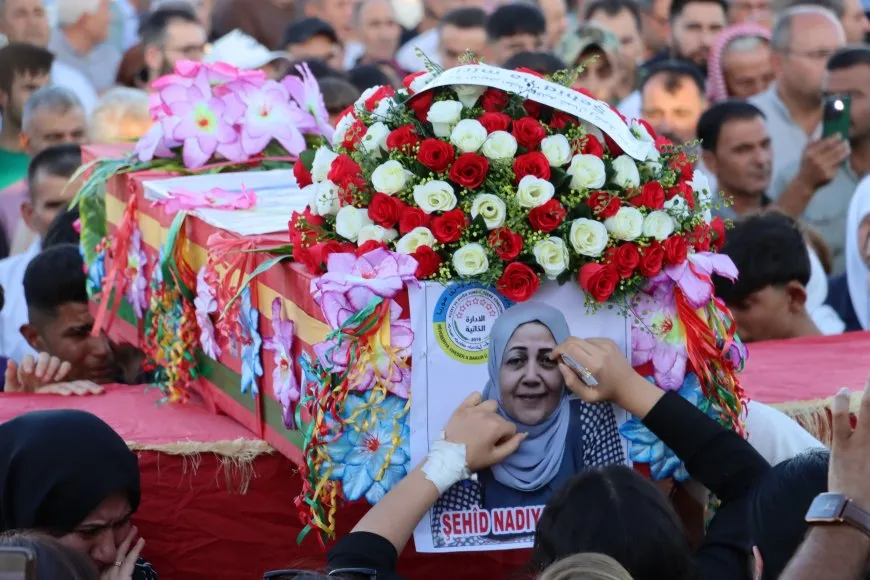Şehîd Nadiya El Yûsif li Tirbespiyê hate veşartin