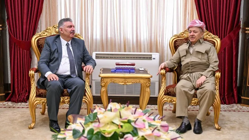 Mehmûd El Mislit û Mesûd Barzanî li hev civiyan