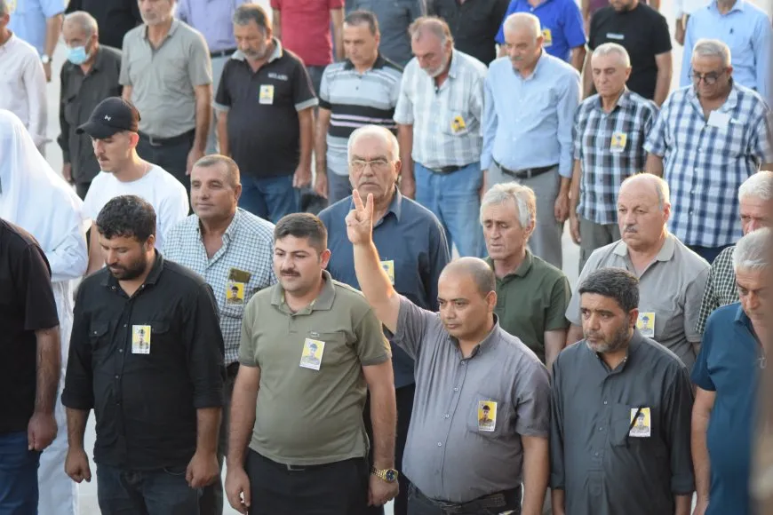Şêniyên Qamişloyê şehîd Yamin bi peyamên serbilindiyê spart axê