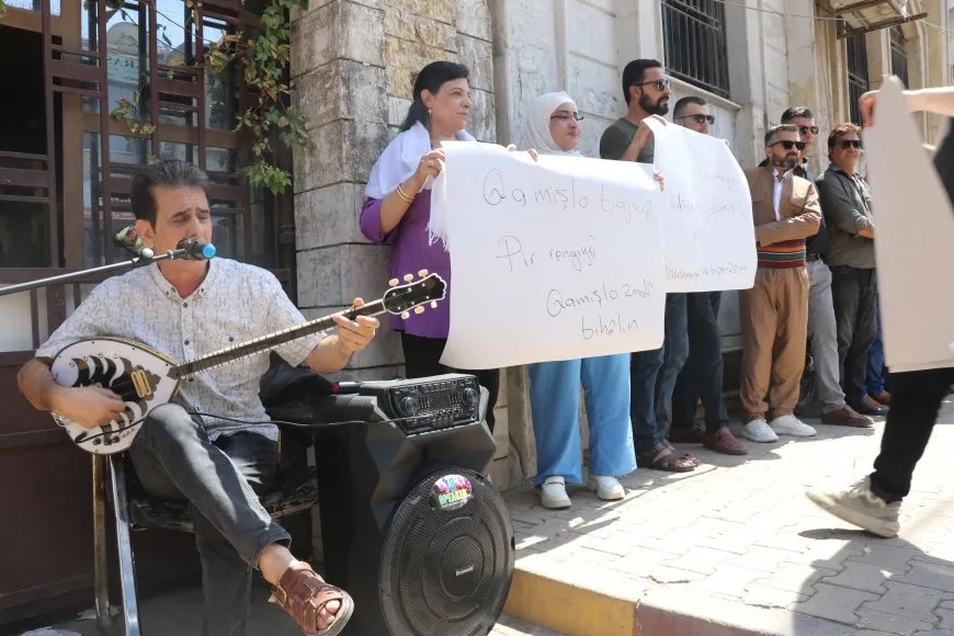 Rêxistin û şêniyên Qamişloyê ji projeya nixumandina çemê Ceqceq ne razî ne