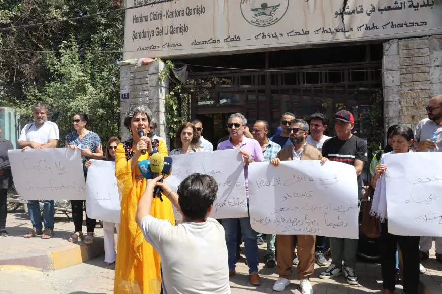 Rêxistin û şêniyên Qamişloyê ji projeya nixumandina çemê Ceqceq ne razî ne