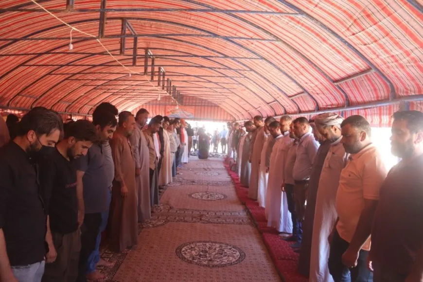 Xelkê Reqayê sersaxî da malbata şehîd Mihemed El Hîsanî