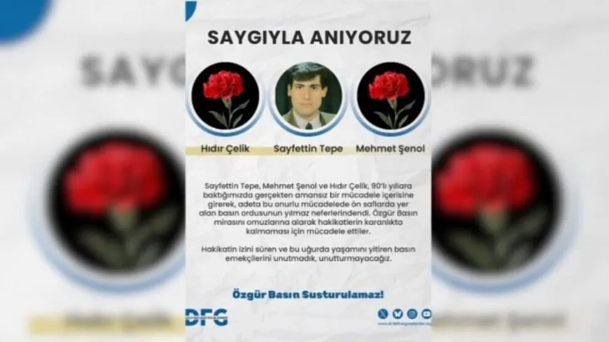 DFG’ê rojnamegerên di salên 90’î de hatin qetilkirin bi bîr anî