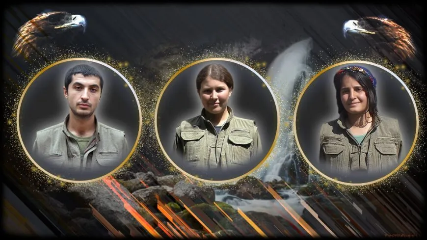 HPG: Artêş, Jîndar û Arvîn navê xwe li dîroka me ya têkoşînê nivîsandin