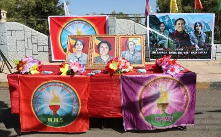 Emîne Erciyes û hevrêyên wê li Qamişlo hatin bibîranîn
