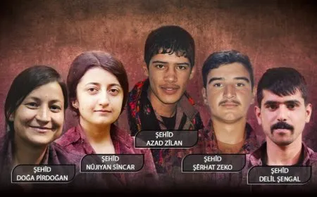 HPG’ê nasnameya 5 gerîlayên li Garê şehîd bûn eşkere kir