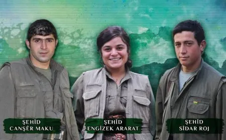 Şehadeta 3 gerîlayan hate ragihandin: Di nava têkoşîna me de dê timî bêne bîranîn