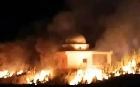 Li Hemayê mezarek olî ya elewiyan hate şewitandin