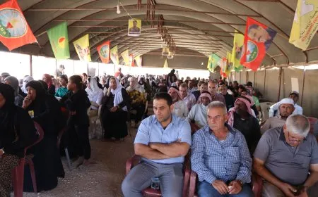 Şêniyên Cizîrê sersaxî da malbata şehîd Ebduselam El Nasir