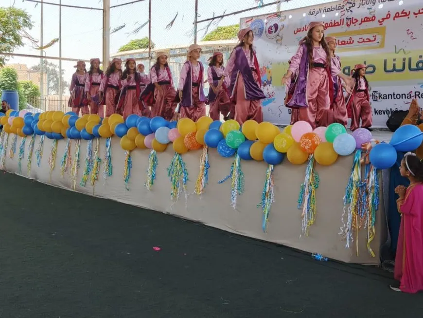 Li Reqayê 6’emîn Mîhrîcana Hunera Zarokan dest pê kir