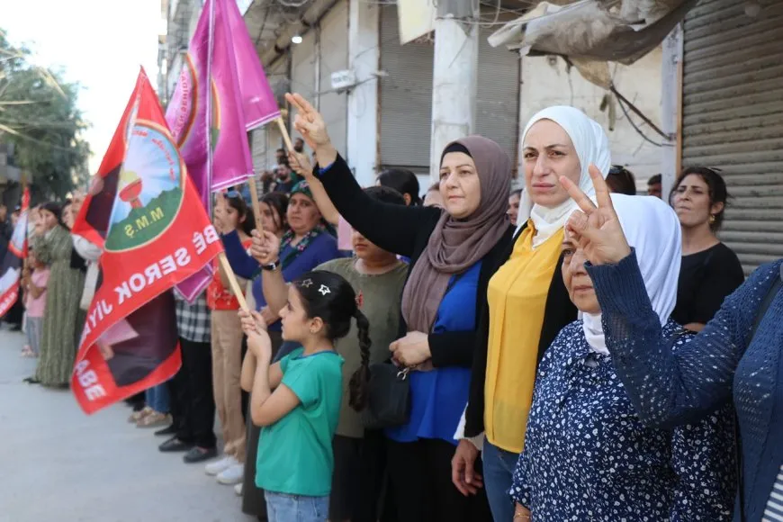 Şêniyên Şêxmeqsûd û Eşrefiyê soza şopandina riya şehîdan dan