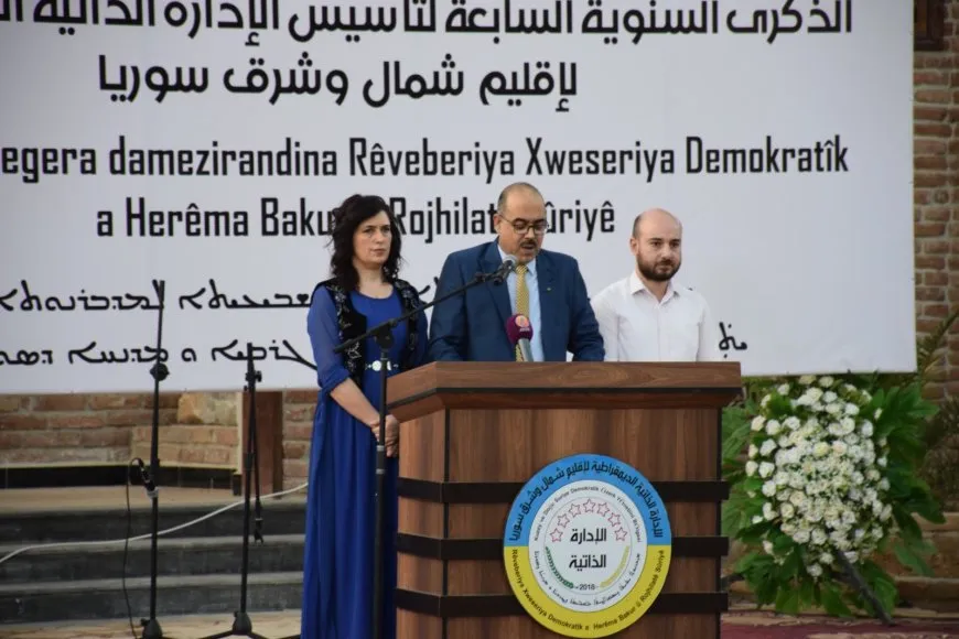 7`emîn salvegera damezirandina Rêveberiya Xweseriya Demokratîk hate pîrozkirin