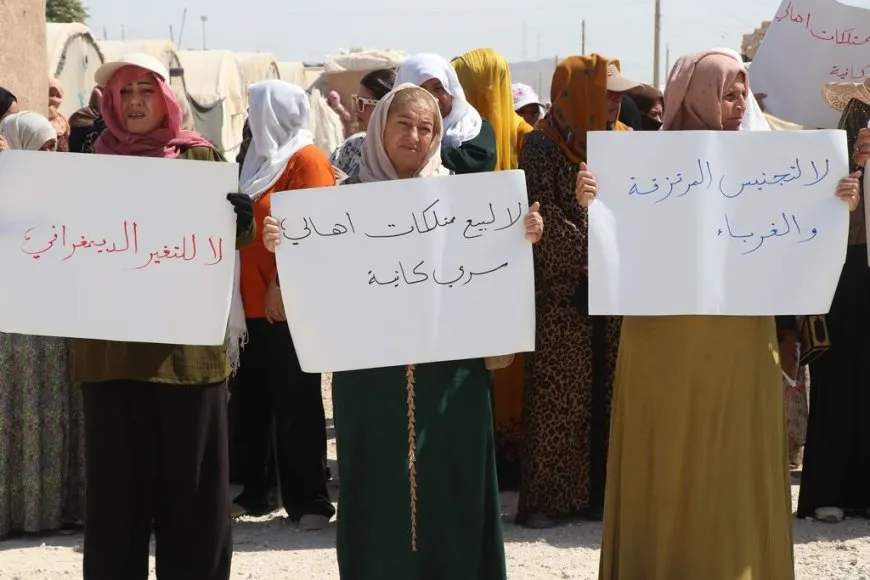 Koçberên Serêkaniyê hewlên kirîna milkên wan şermezar kirin
