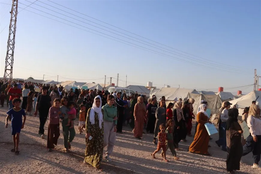 Koçberên Serêkaniyê li dijî siyasetên desteserkirina malên wan rabûn