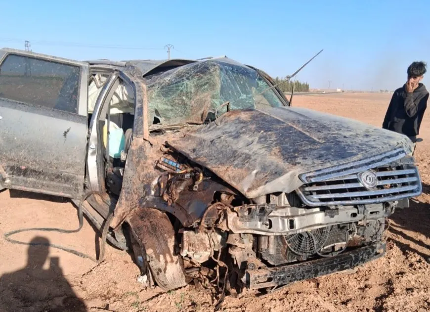 Li ser rêya Amûdê-Qamişlo qeza: Kesek jiyana xwe ji dest da û yekî din birîndar bû