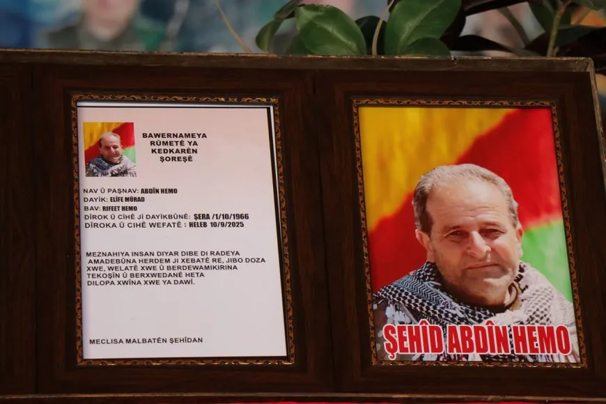 Li Helebê merasîma şehîd Ebdîn Hemo û Hemze Mihemed hat lidarxistin