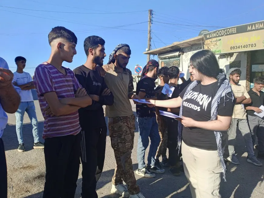 Ciwanan ji bo azadiya fîzîkî ya Rêber Abdullah Ocalan çalakî li dar xist
