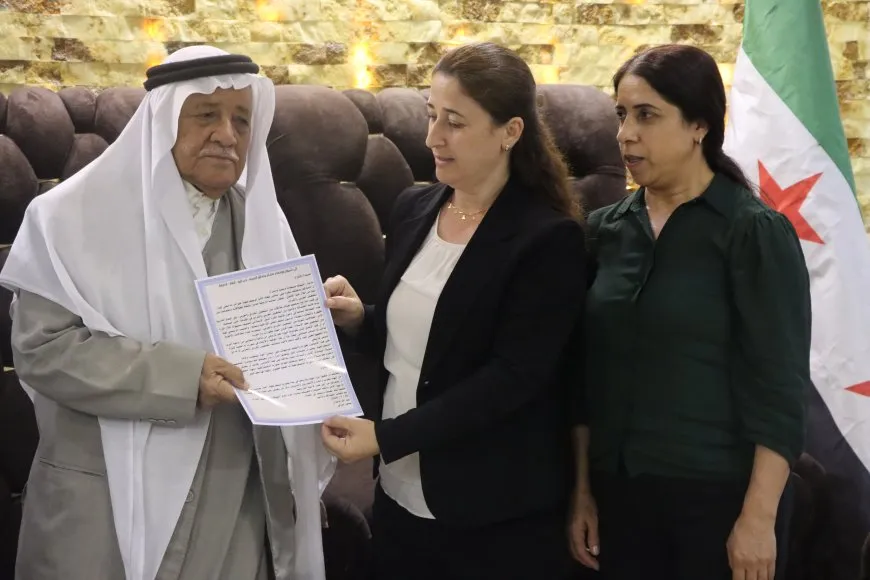 Rûspiyên eşîrên Ereban peyama Rêber Abdullah Ocalan pêşwaz kir