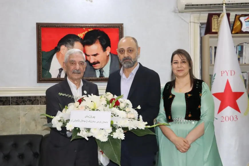 Şandeke YNK’ê serdana Nûnertiya PYD’ê kir