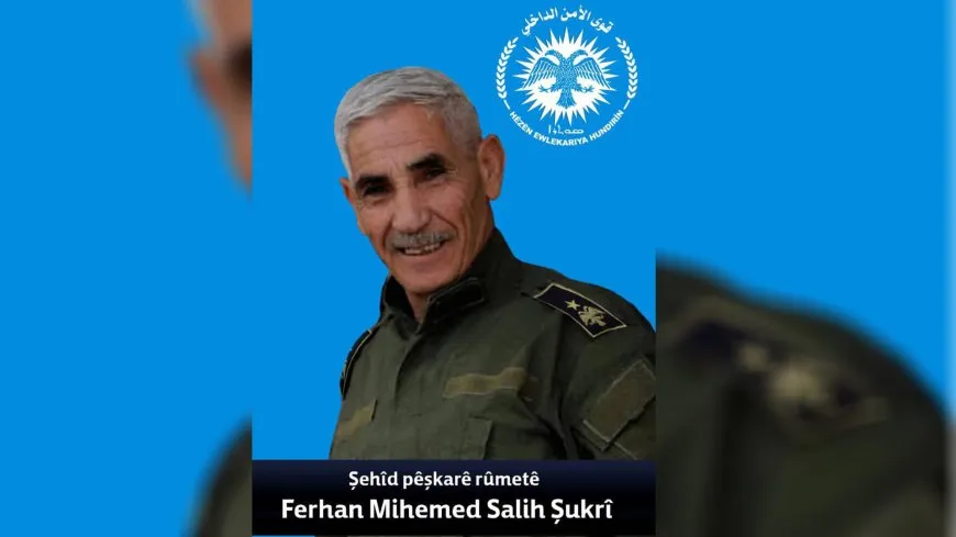 Efserekî Hêzên Ewlekariya Hundirîn şehîd bû